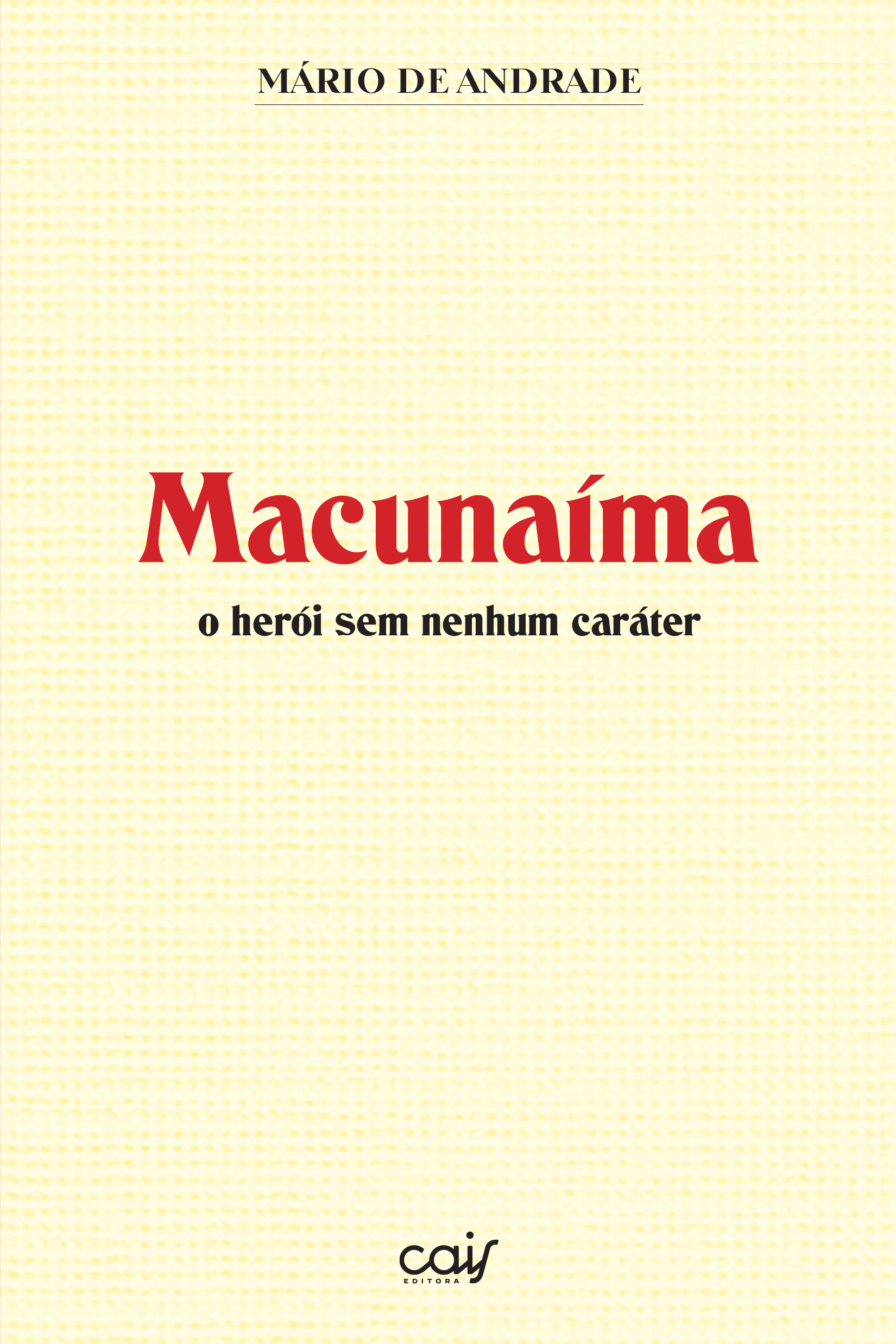 Capa do livro Macunaíma